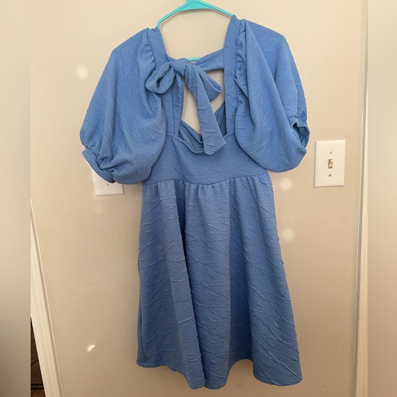 Free People Puff Mini Dress - Picture 3 of 4